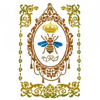 Stamperia Stencil G 21x29,7cm Queen Bee