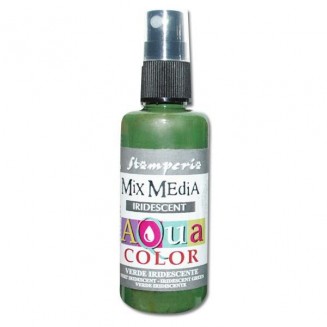 Stamperia 60ml Aqua Color 312 Iridescent Green