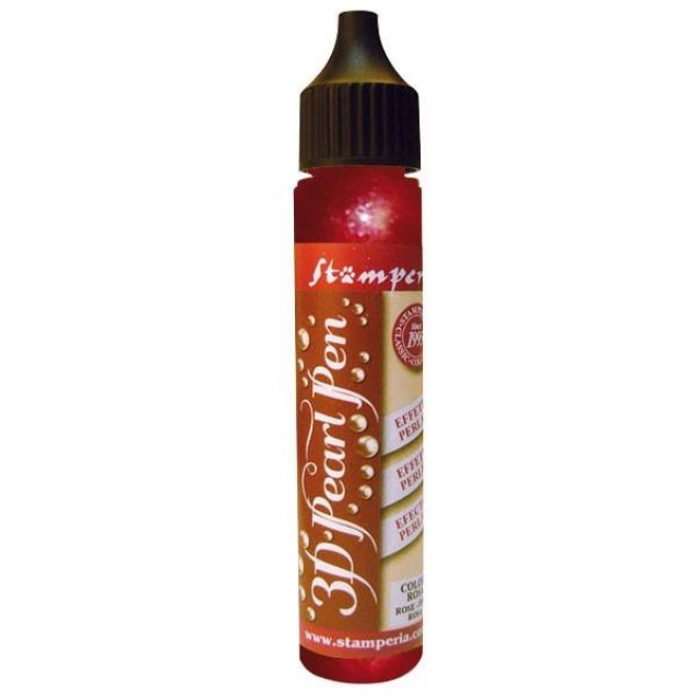 Stamperia Pearl Pen 30ml Red