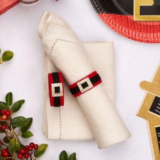 Neviti 4 Κρίκοι Πετσέτας Felt Dear Santa