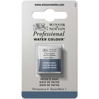 Winsor & Newton Half Pan Ακουαρέλας Professional 465 Paynes Gray Series 1