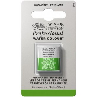 Winsor & Newton Half Pan Ακουαρέλας Professional 503 Permanent Sap Green Series 1