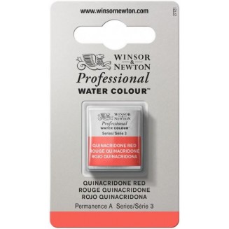 Winsor & Newton Half Pan Ακουαρέλας Professional 548 Quinacridone Red Series 3