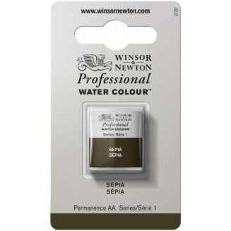 Winsor & Newton Half Pan Ακουαρέλας Professional 609 Sepia Series 1