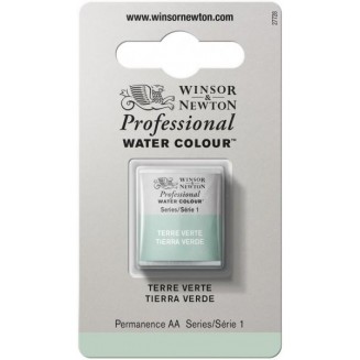 Winsor & Newton Half Pan Ακουαρέλας Professional 637 Terre Verte Series 1