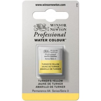 Winsor & Newton Half Pan Ακουαρέλας Professional 649 Turners Yellow Series 3