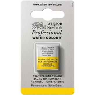 Winsor & Newton Half Pan Ακουαρέλας Professional 653 Transparent Yellow Series 1