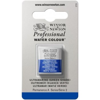 Winsor & Newton Half Pan Ακουαρέλας Professional 667 Ultamarine Green Shade Series 2