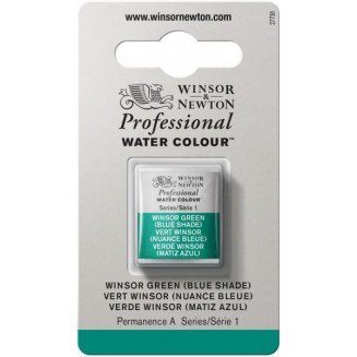 Winsor & Newton Half Pan Ακουαρέλας Professional 719 Winsor Green (Blue Shade) Series 1