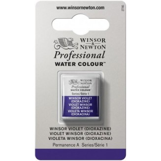 Winsor & Newton Half Pan Ακουαρέλας Professional 733 Winsor Violet (Dioxazine) Series 1