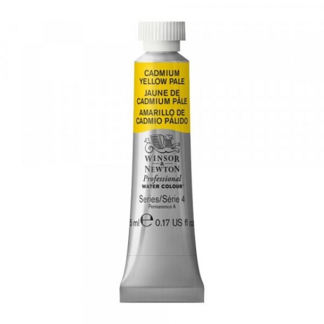 Winsor & Newton 5ml Ακουαρέλας Professional 118 Cadmium Yellow Pale Series 4