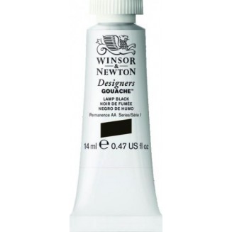 Winsor & Newton 14ml Τέμπερα Designers Lamp Black Serie 1