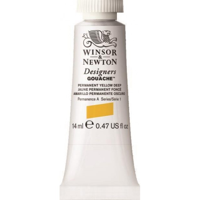 Winsor & Newton 14ml Τέμπερα Designers Permanent Yellow Deep Serie 1