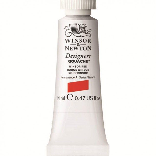 Winsor & Newton 14ml Τέμπερα Designers Winsor Red Serie 3