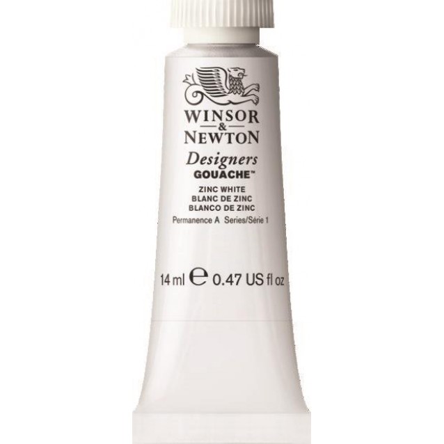 Winsor & Newton 14ml Τέμπερα Designers Zinc White Serie 1