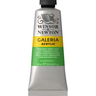 Winsor & Newton 60ml Galeria Acrylic Permanent Green Light