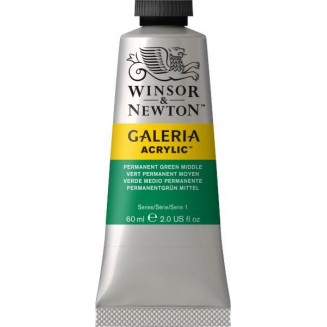 Winsor & Newton 60ml Galeria Acrylic Permanent Green Middle