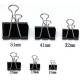 Κουτί με 12 Πιάστρες Χαρτιών (Binder Clips) 19mm