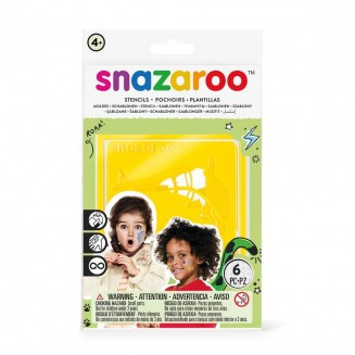 Snazaroo 6 Stencils Unisex