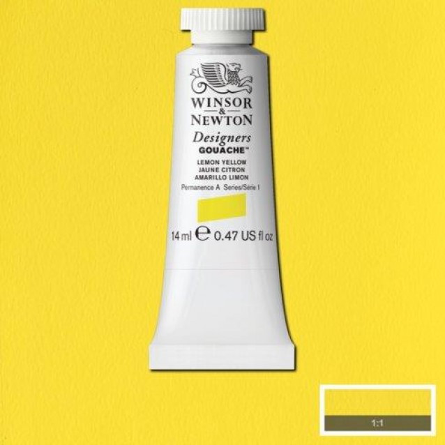 Winsor & Newton 14ml Τέμπερα Designers Lemon Yellow Serie 1