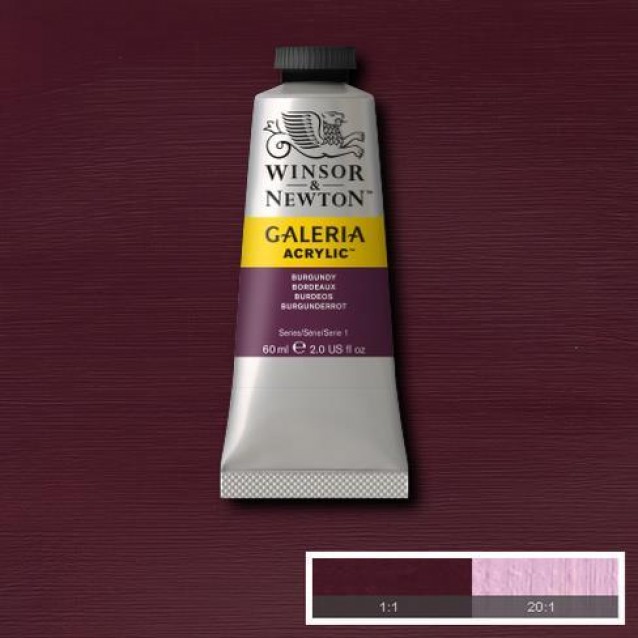 Winsor & Newton 60ml Galeria Acrylic Burgundy