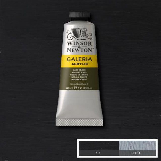 Winsor & Newton 60ml Galeria Acrylic Mars Black