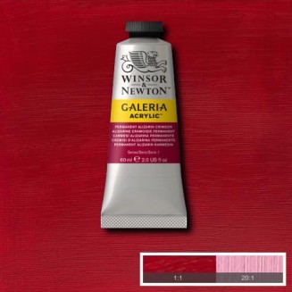 Winsor & Newton 60ml Galeria Acrylic Permanent Alizarin Crimson