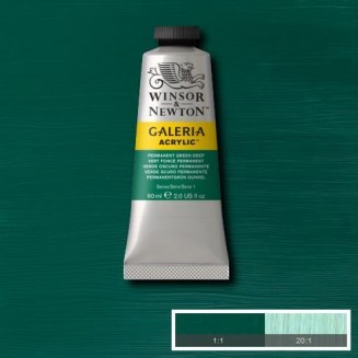 Winsor & Newton 60ml Galeria Acrylic Permanent Green Deep