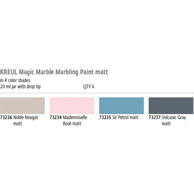 Kreul 20ml Magic Marble Matt Rose