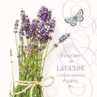 Ambiente 20 Χαρτοπετσέτες 33x33cm 3φύλλες Bunch Of Lavender FSC