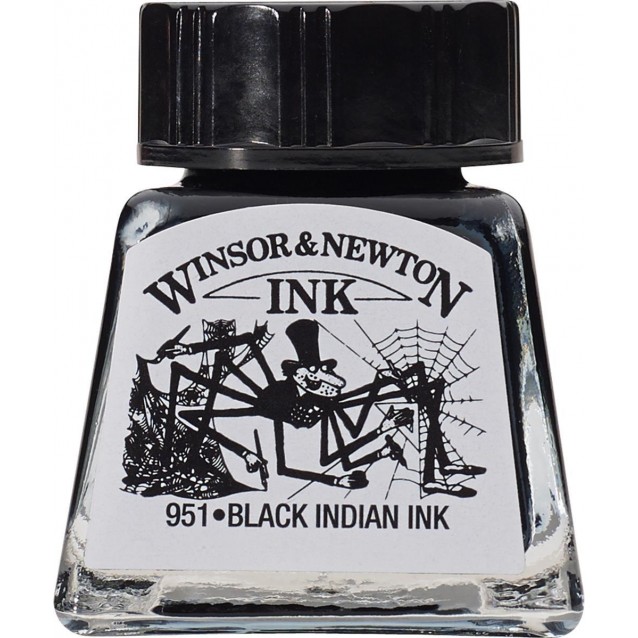 Winsor & Newton 14ml Σινική Μελάνη Indian Black