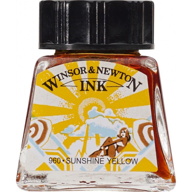 Winsor & Newton 14ml Σινική Μελάνη Sunshine Yellow