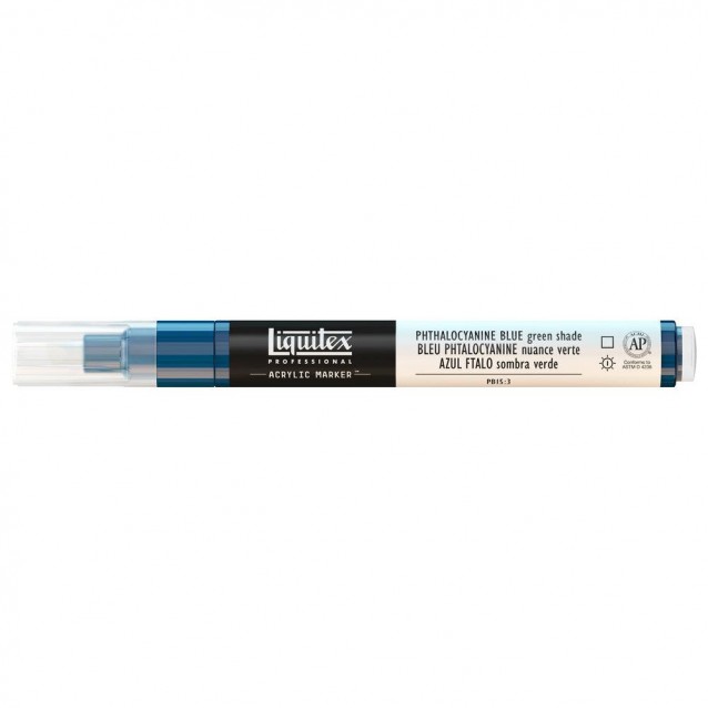 Liquitex Professional Ακρυλικός Μαρκαδόρος 2mm Phthalocyanine Blue (Green Shade)