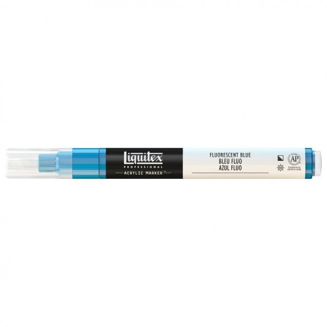 Liquitex Professional Ακρυλικός Μαρκαδόρος 2mm Fluorescent Blue