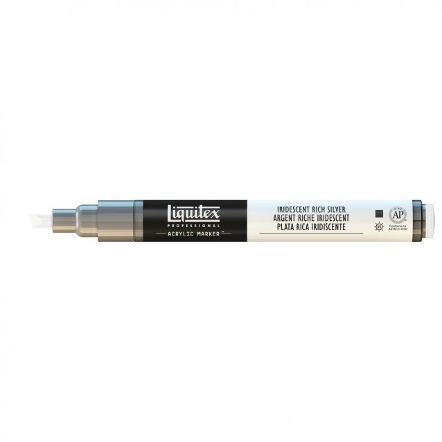 Liquitex Professional Ακρυλικός Μαρκαδόρος 2mm Iridescent Rich Silver