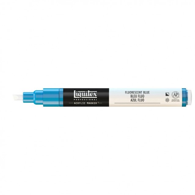 Liquitex Professional Ακρυλικός Μαρκαδόρος 2mm Fluorescent Blue