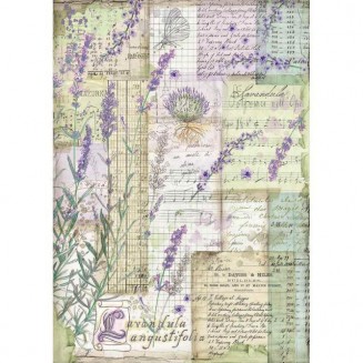 Stamperia Ριζόχαρτο Decoupage A4 (21x29,7cm) Lavender Fantasy