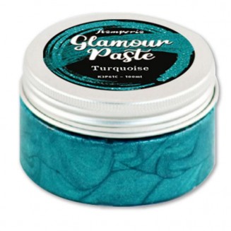 Stamperia 100ml Glamour Paste Turquoise