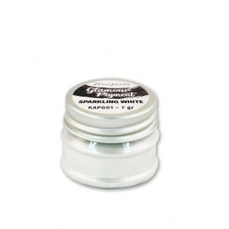 Stamperia 7gr Glamour Powder Pigment Sparkling White