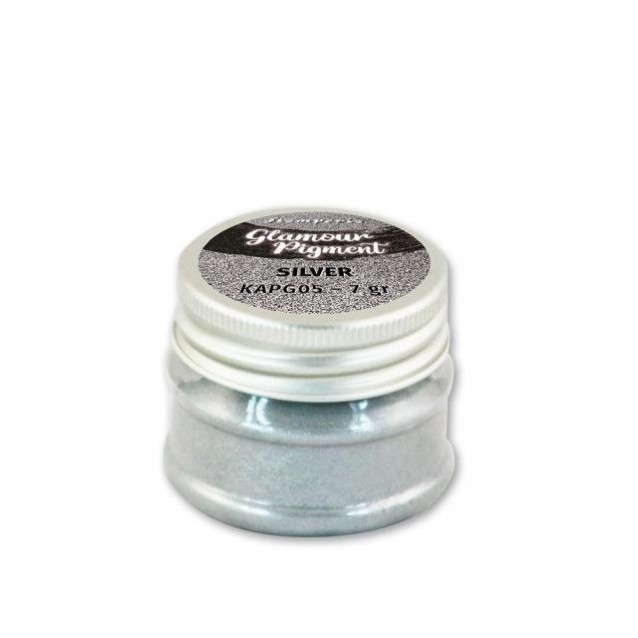 Stamperia 7gr Glamour Powder Pigment Silver