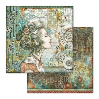 Stamperia Χαρτί Scrapbooking 30,5x30,5cm Διπλής Όψης Lady