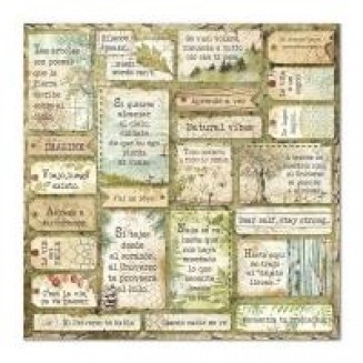 Stamperia 10 Χαρτιά Scrapbooking 30,5x30,5cm Διπλής Όψης Old Forest