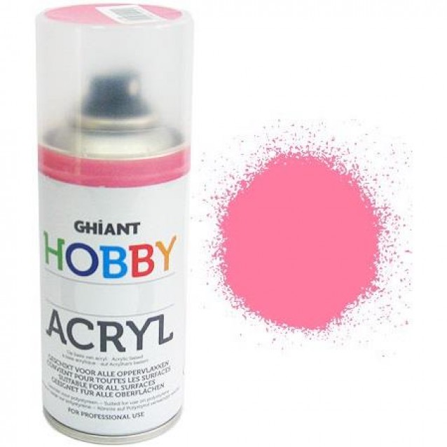 Ghiant 150ml Ακρυλικό Χρώμα σε Σπρέι 15112 Pink