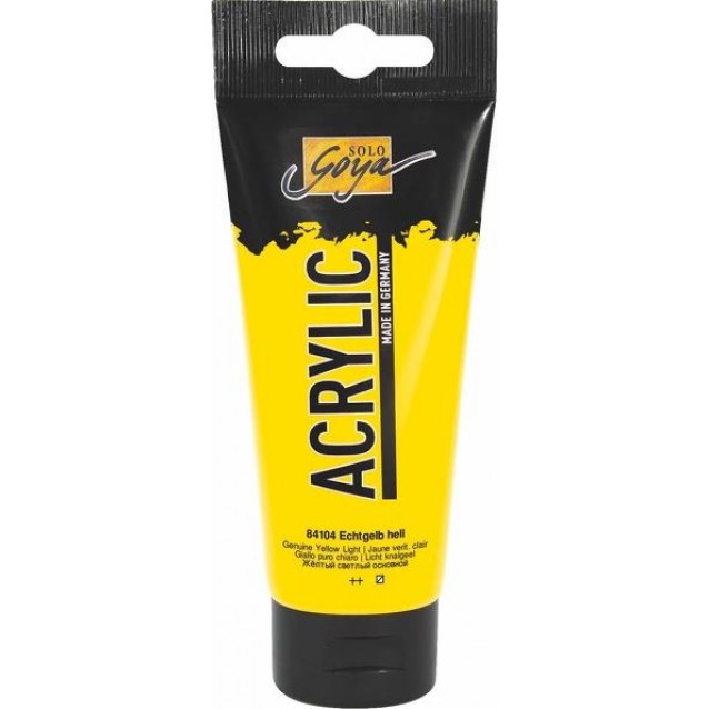 Solo Goya 100ml Acrylic Genuine Yellow Light