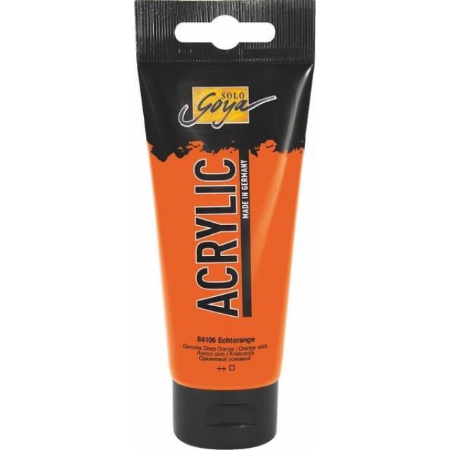 Solo Goya 100ml Acrylic Genuine Orange