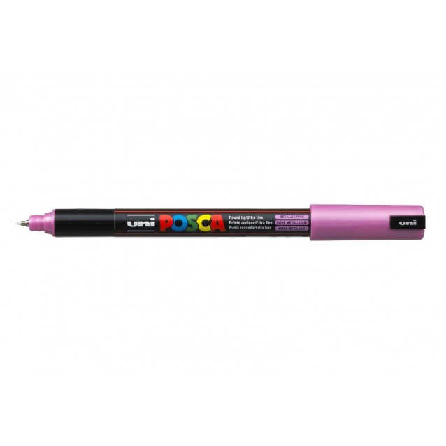 Posca Μαρκαδόρος PC-1MR Λεπτός 0,7mm Μεταλλικό Ροζ