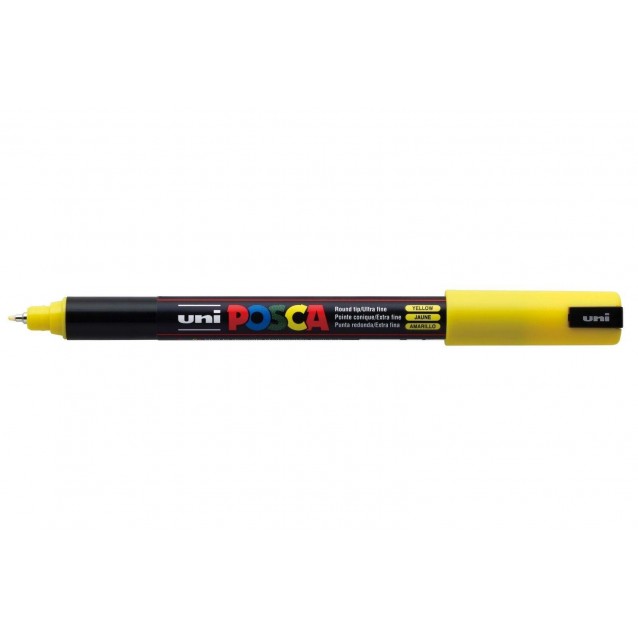 Posca Μαρκαδόρος PC-1MR Λεπτός 0,7mm Κίτρινο