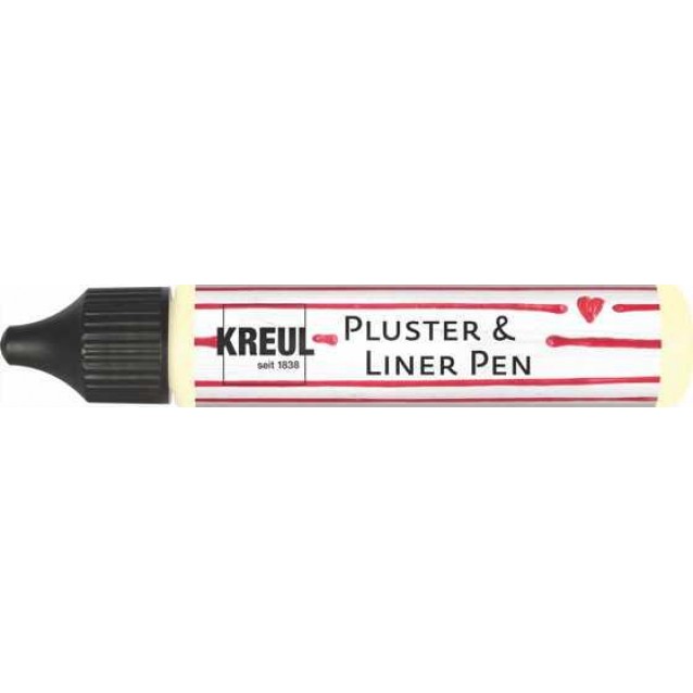 Kreul 29ml Pic Tixx Liner Pen Glow-In-The-Dark-Yellow