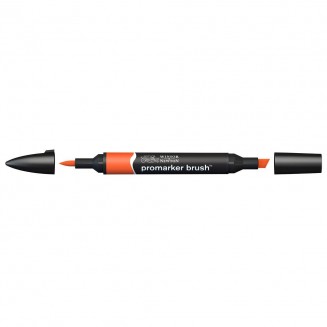 Winsor & Newton Μαρκαδόρος Promarker Brush O177 Bright Orange