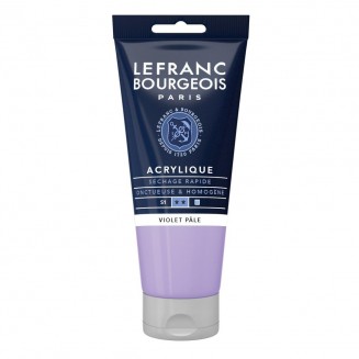 Lefranc & Bourgeois 80ml Fine Acrylic 659 Violet Pale Serie 1